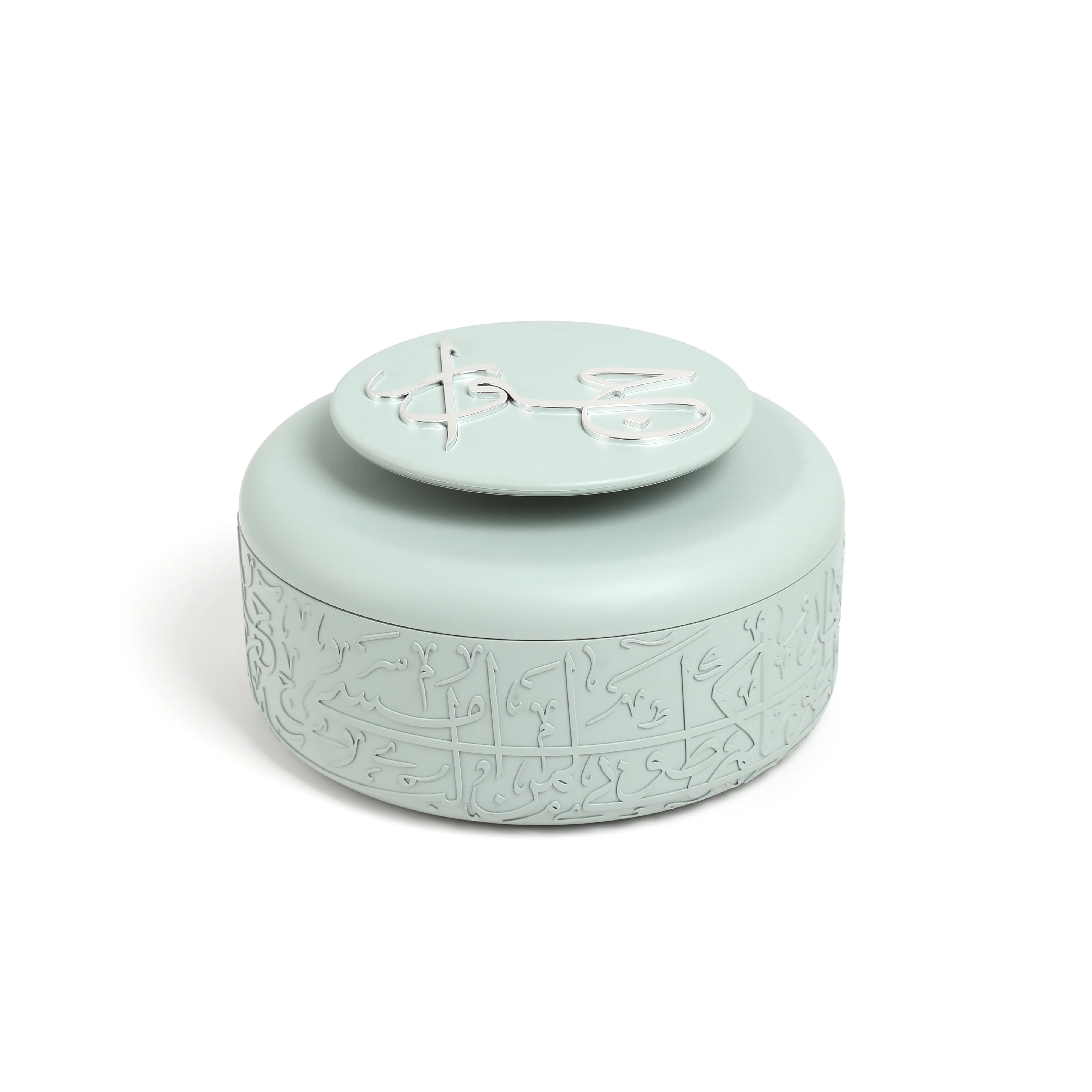 Jiwar - Food Thermos/Warm Serv (Set of 3)- Mint Green & Silver - Image 5