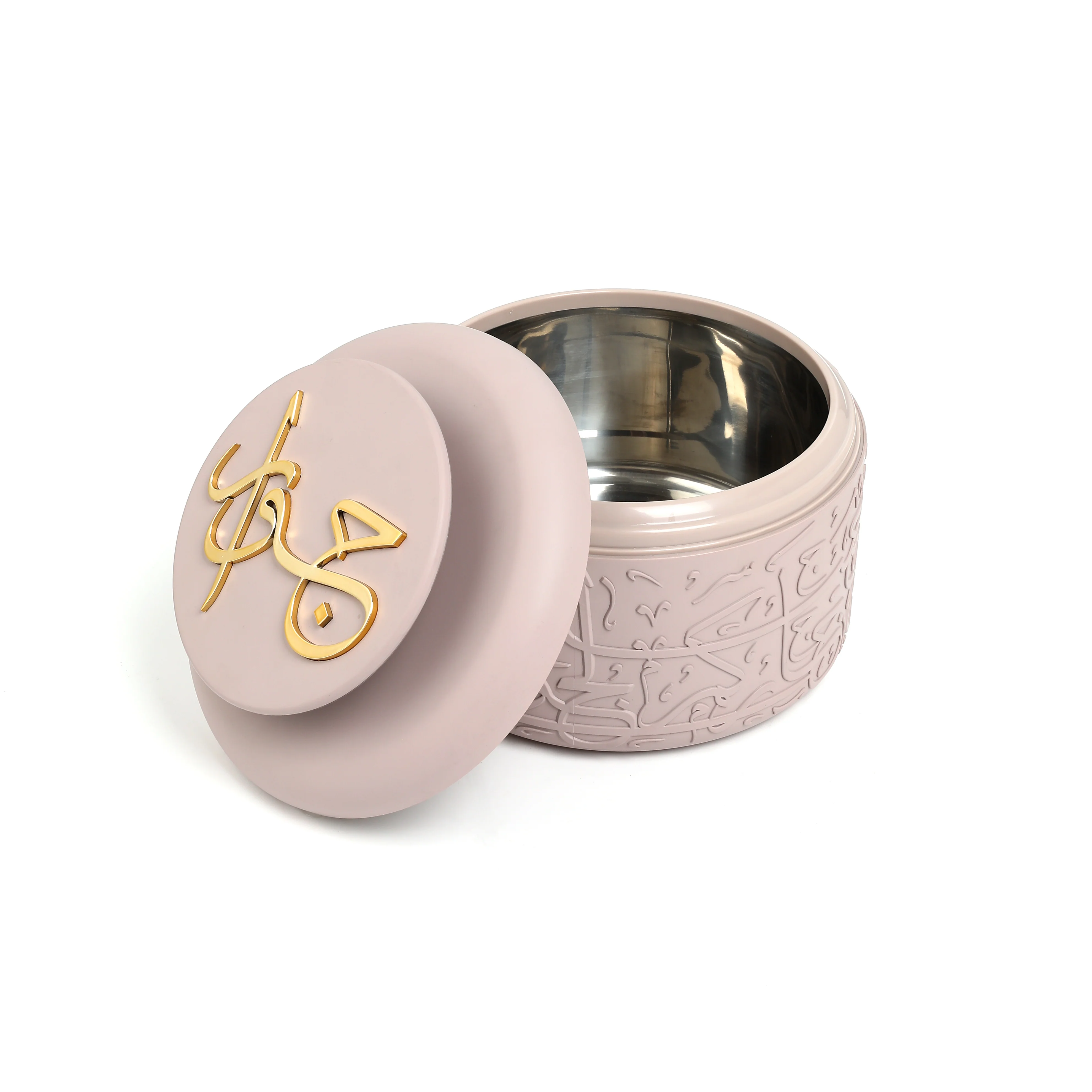 Jiwar - Food Thermos/Warm Serv (Set of 3)- Lavender & Gold - Image 9