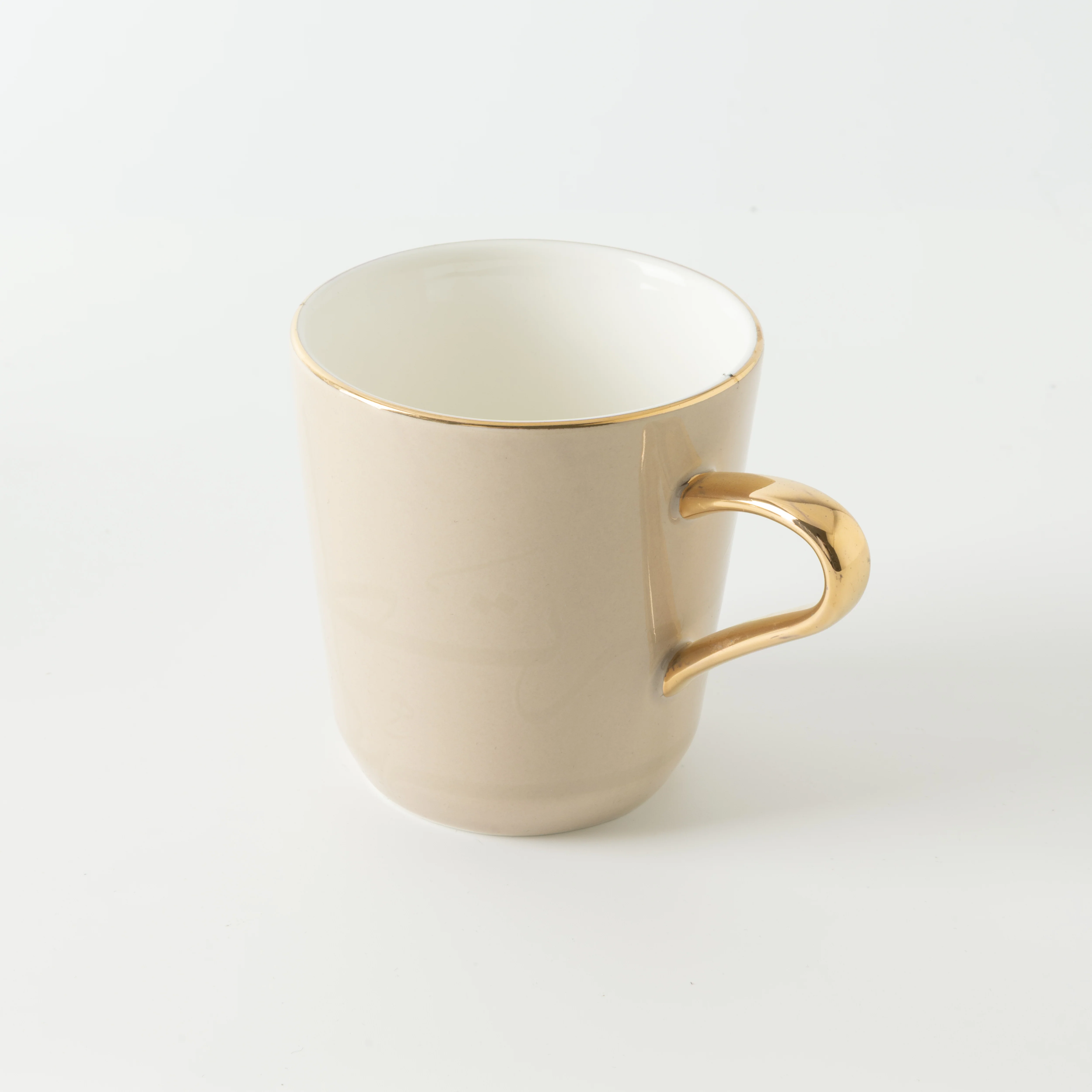 Mirral - Cappuccino Set (12-Pc) - Beige & Gold - Image 6