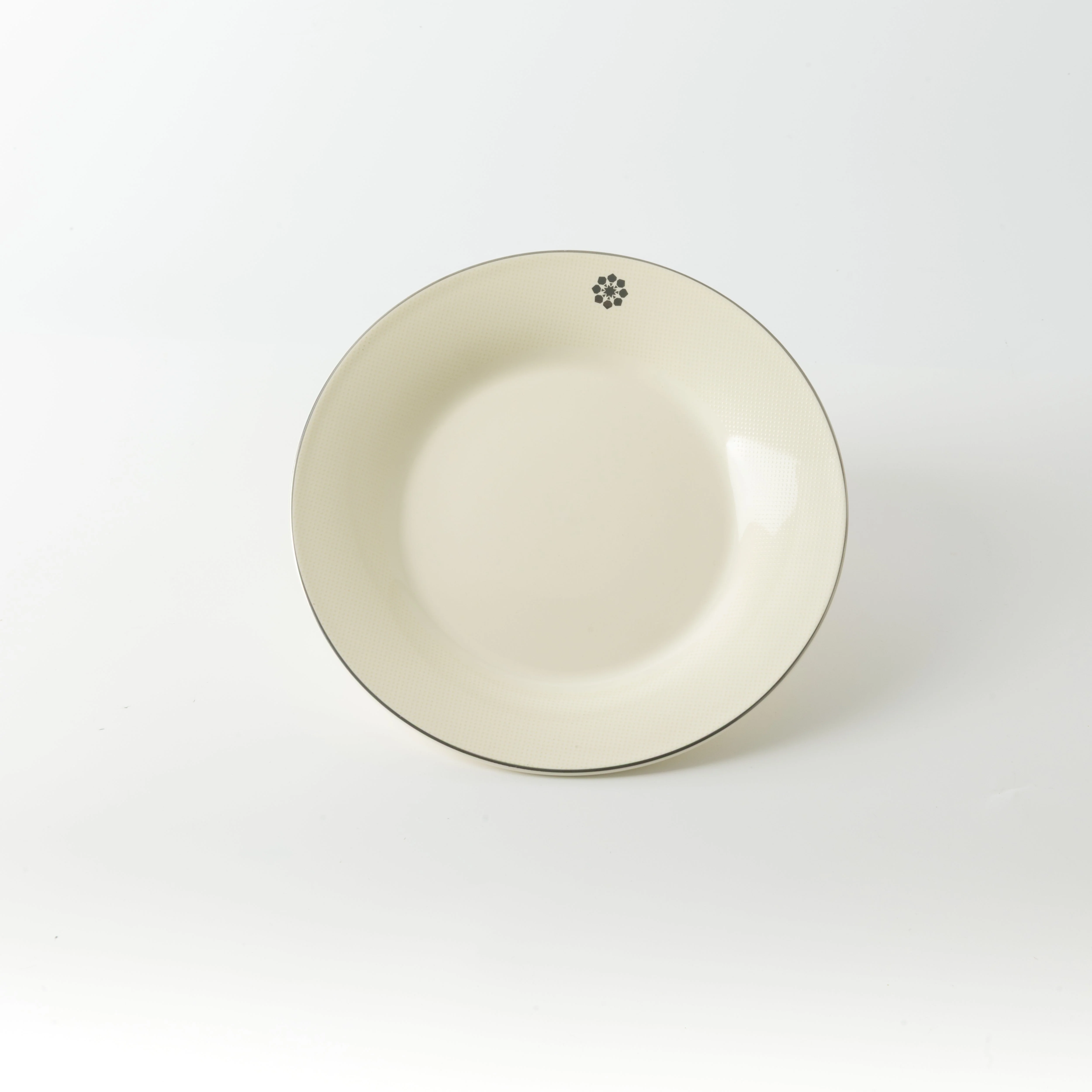 Mirral - Dinner Set (18-Pc) - White & Silver - Image 4