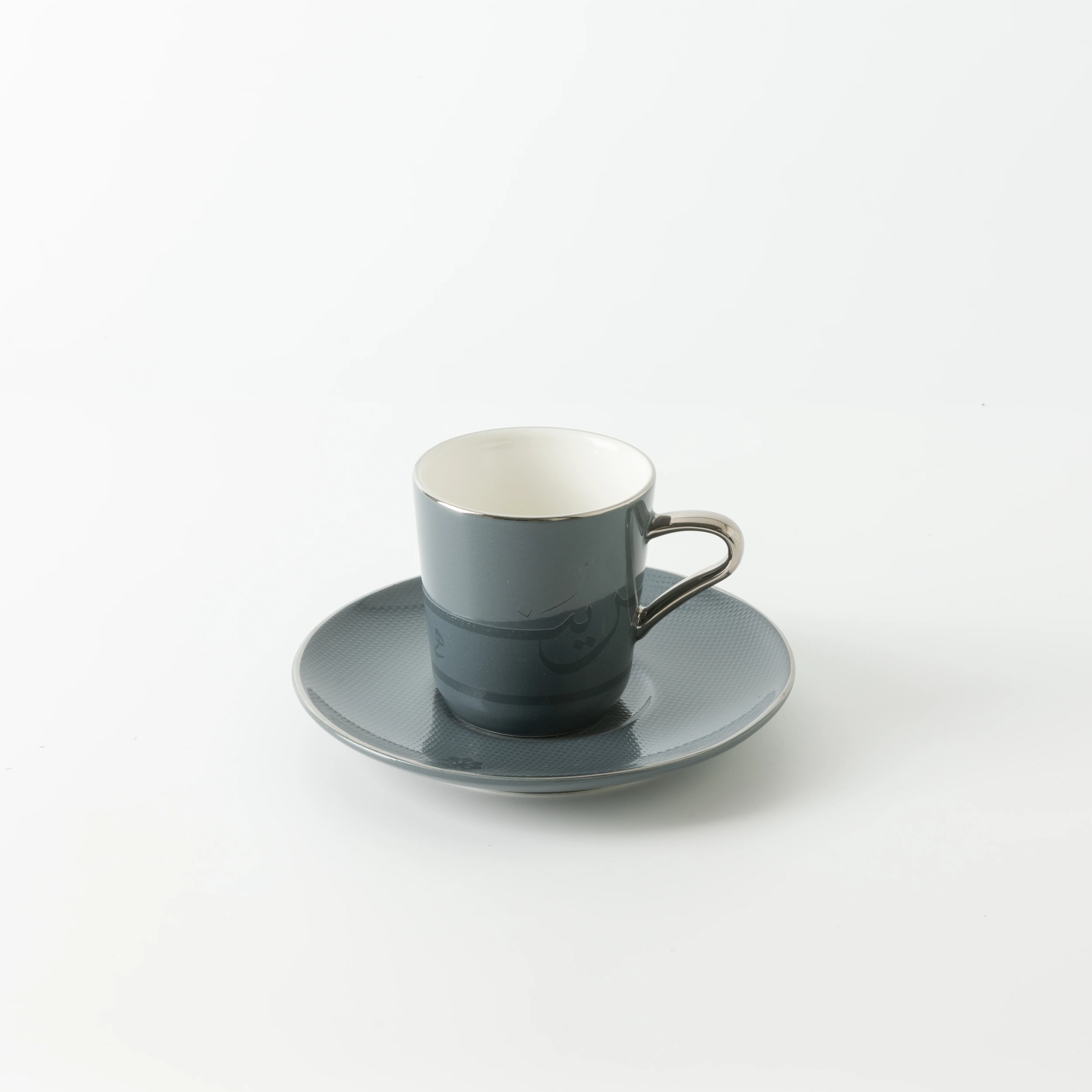 Mirral - Espresso/Turkish Coffee Set (12-Pc) - Dark Blue & Silver - Image 7