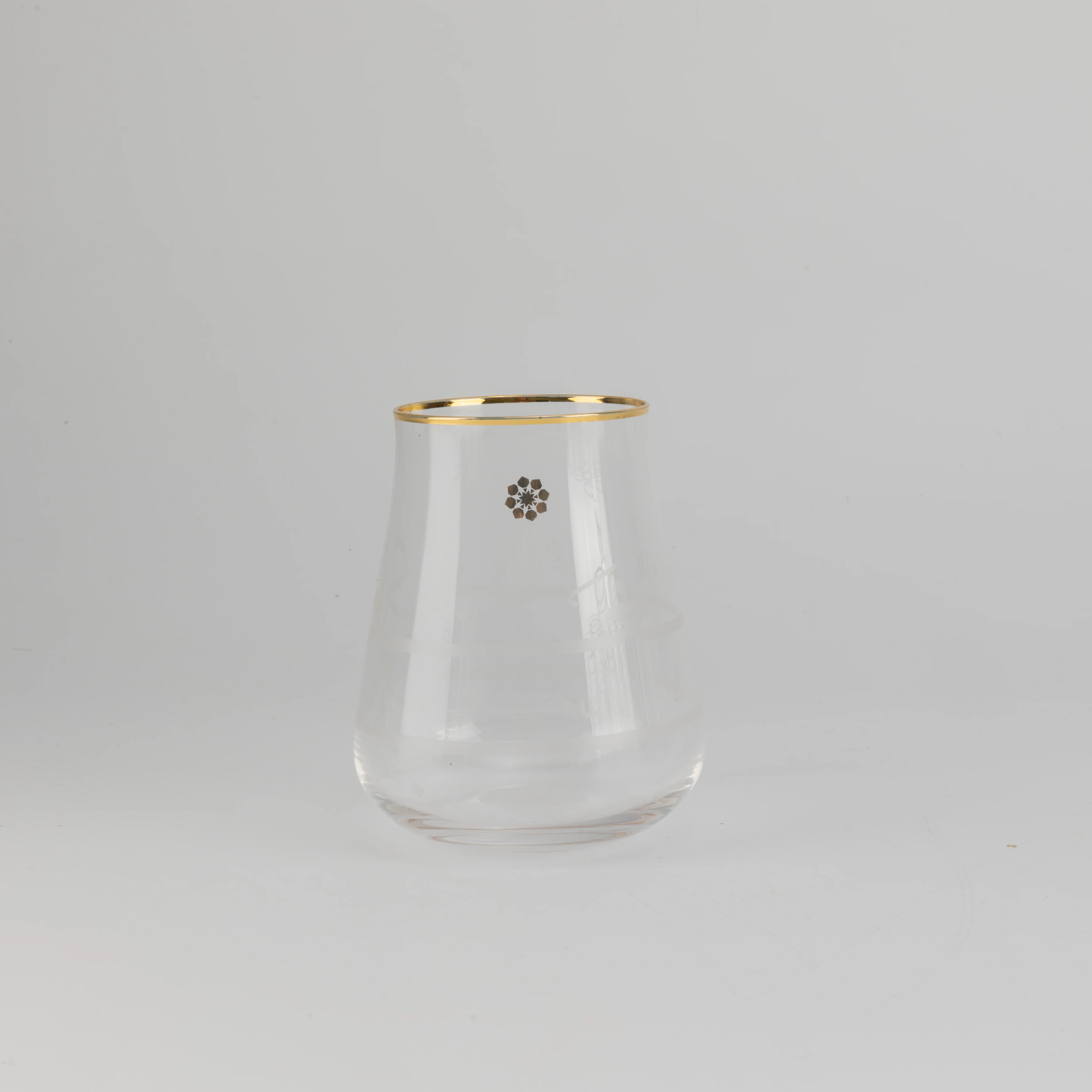 Mirral- Jug with 6 Short glass cups - Gold - Image 2