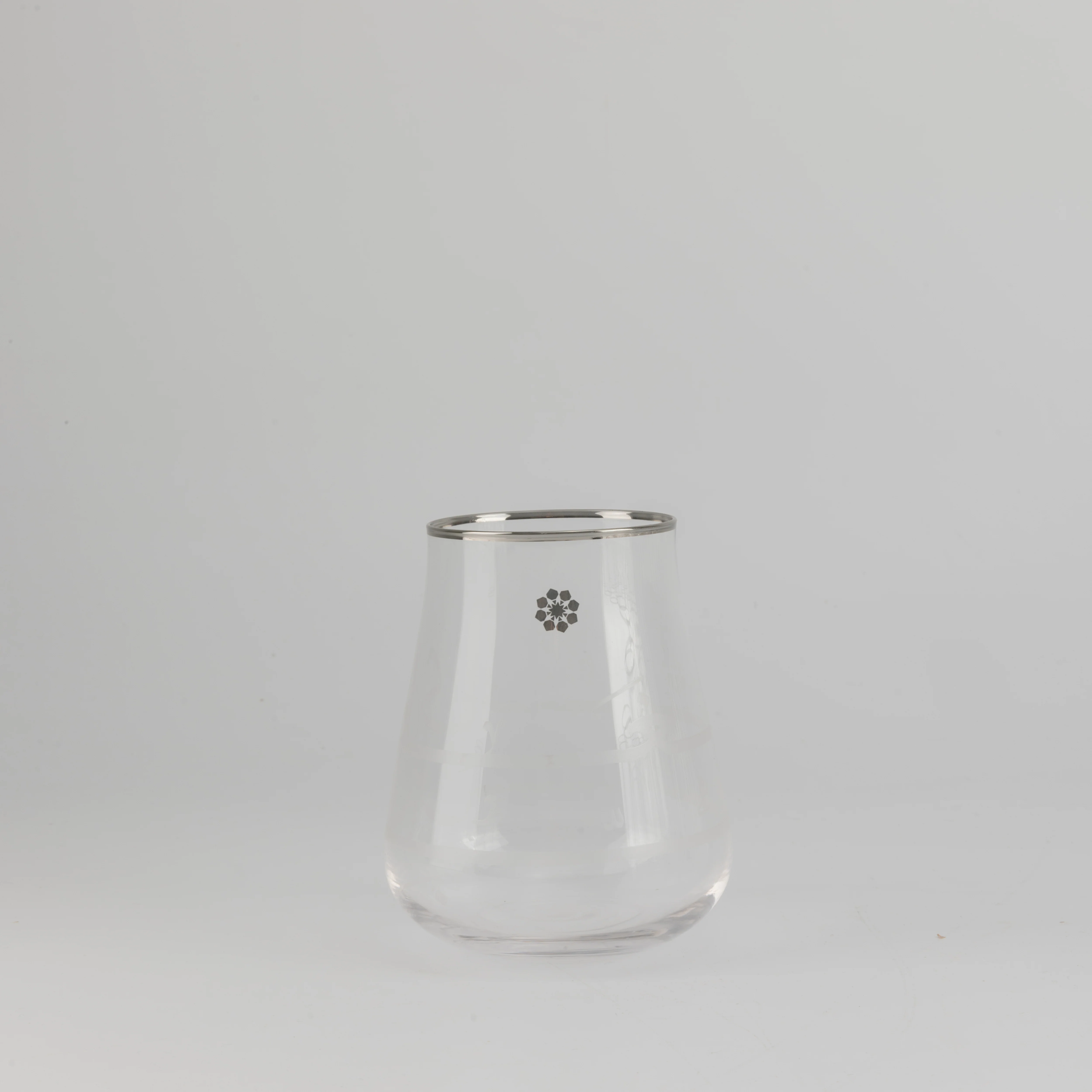 Mirral- Jug with 6 Short glass cups - Silver - Image 2