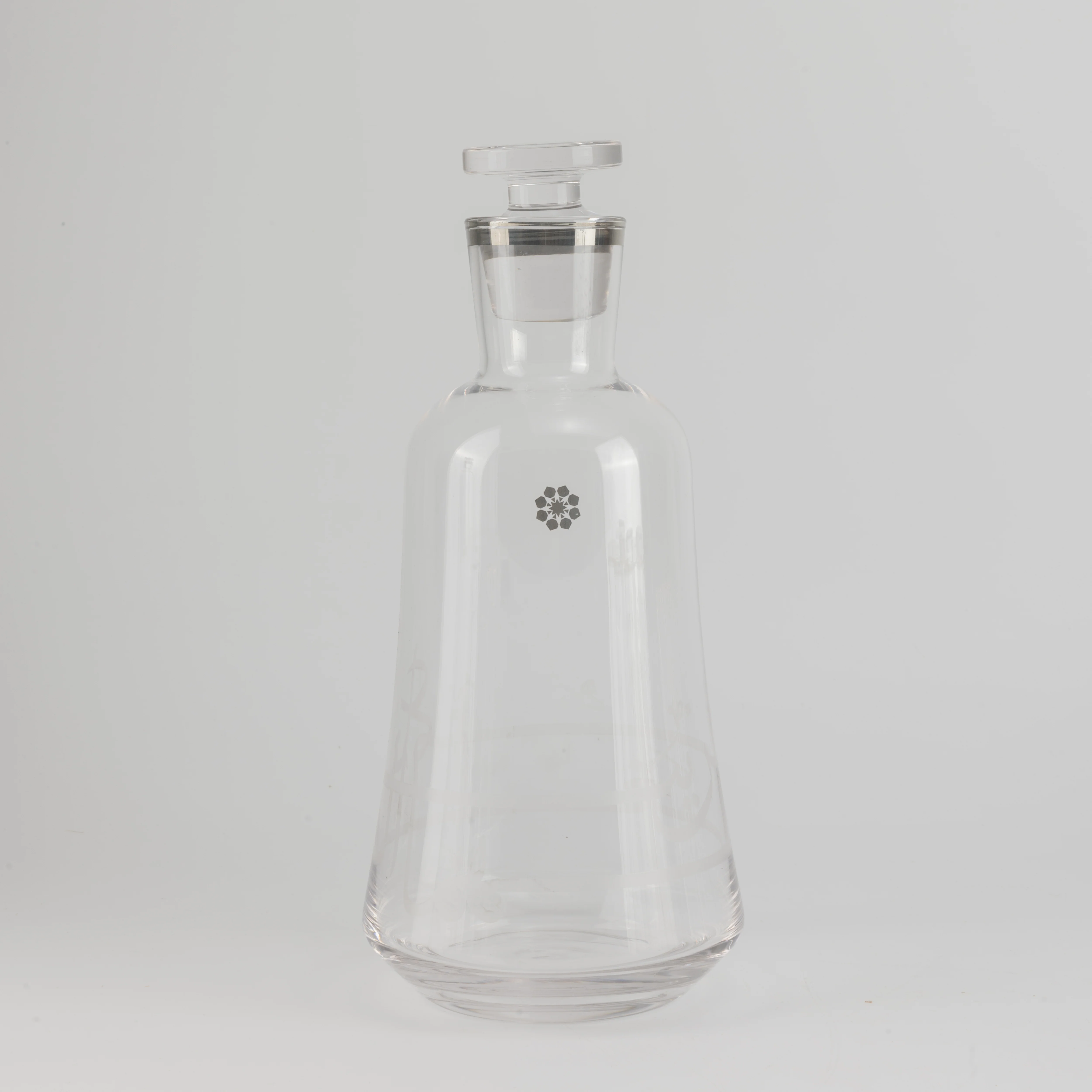 Mirral- Jug with 6 Short glass cups - Silver - Image 5