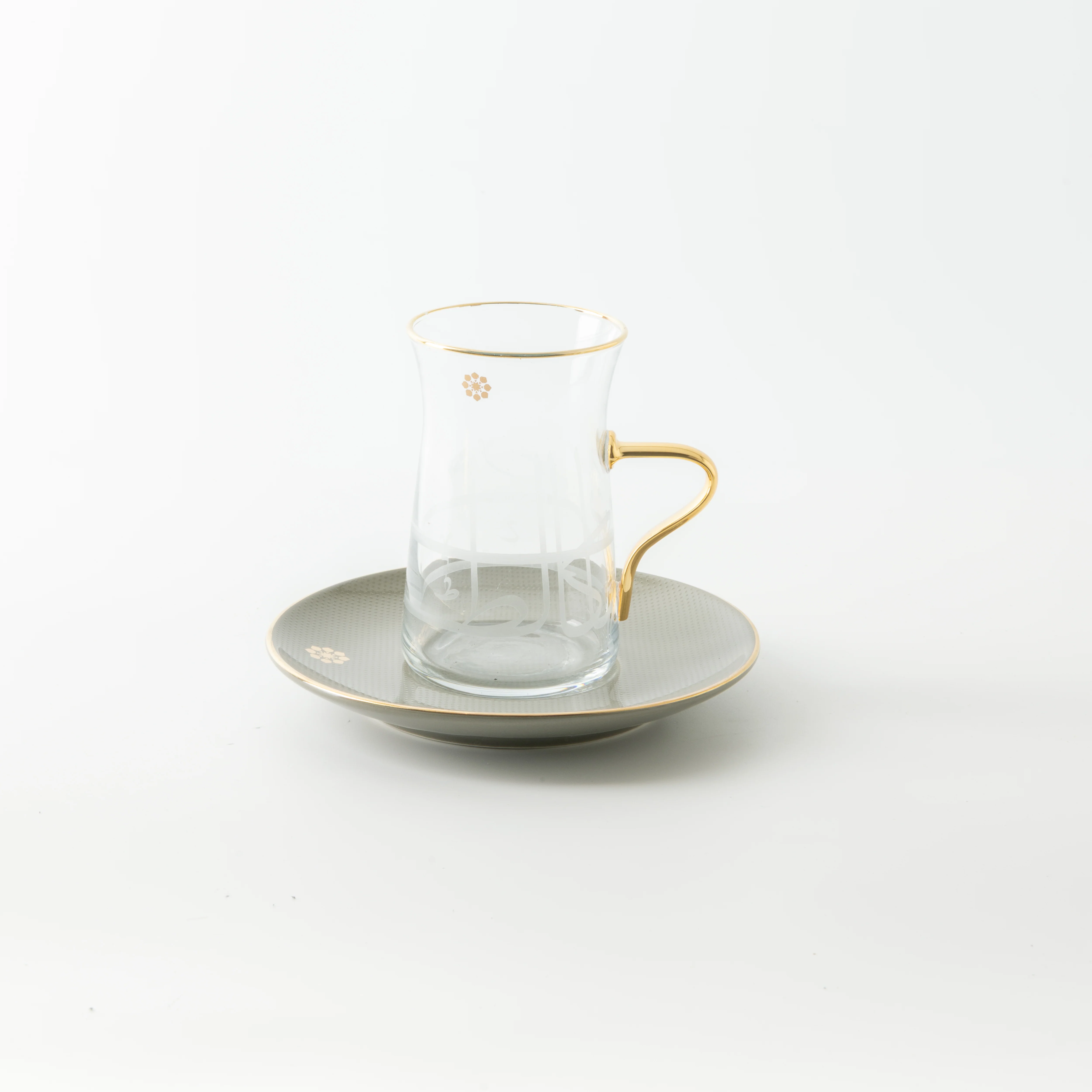 Mirral - Tea Set (19-Pc) - Grey & Gold - Image 2