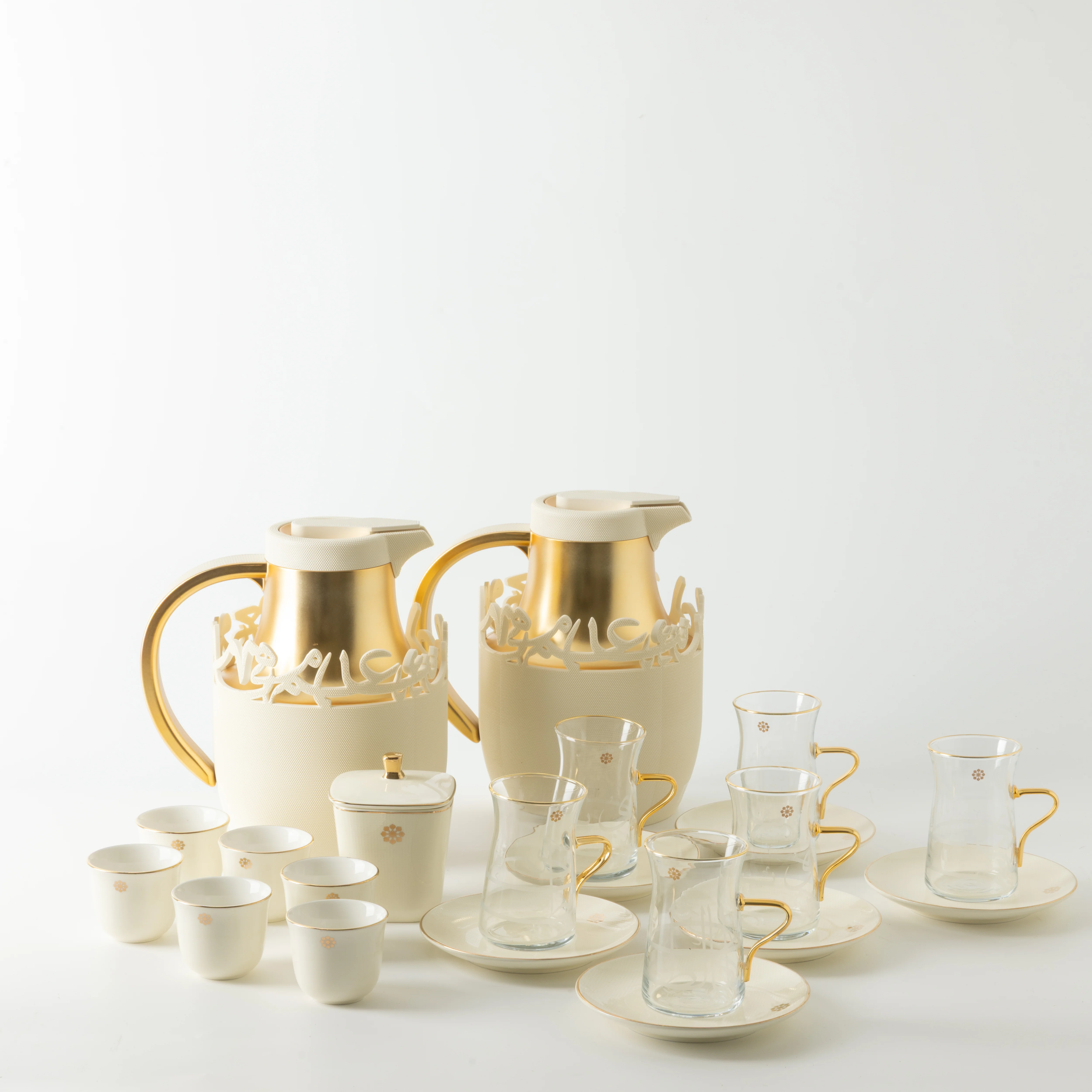 Mirral - Ultimate Brew Deluxe Set (21-Pc)- White & Gold - Image 3