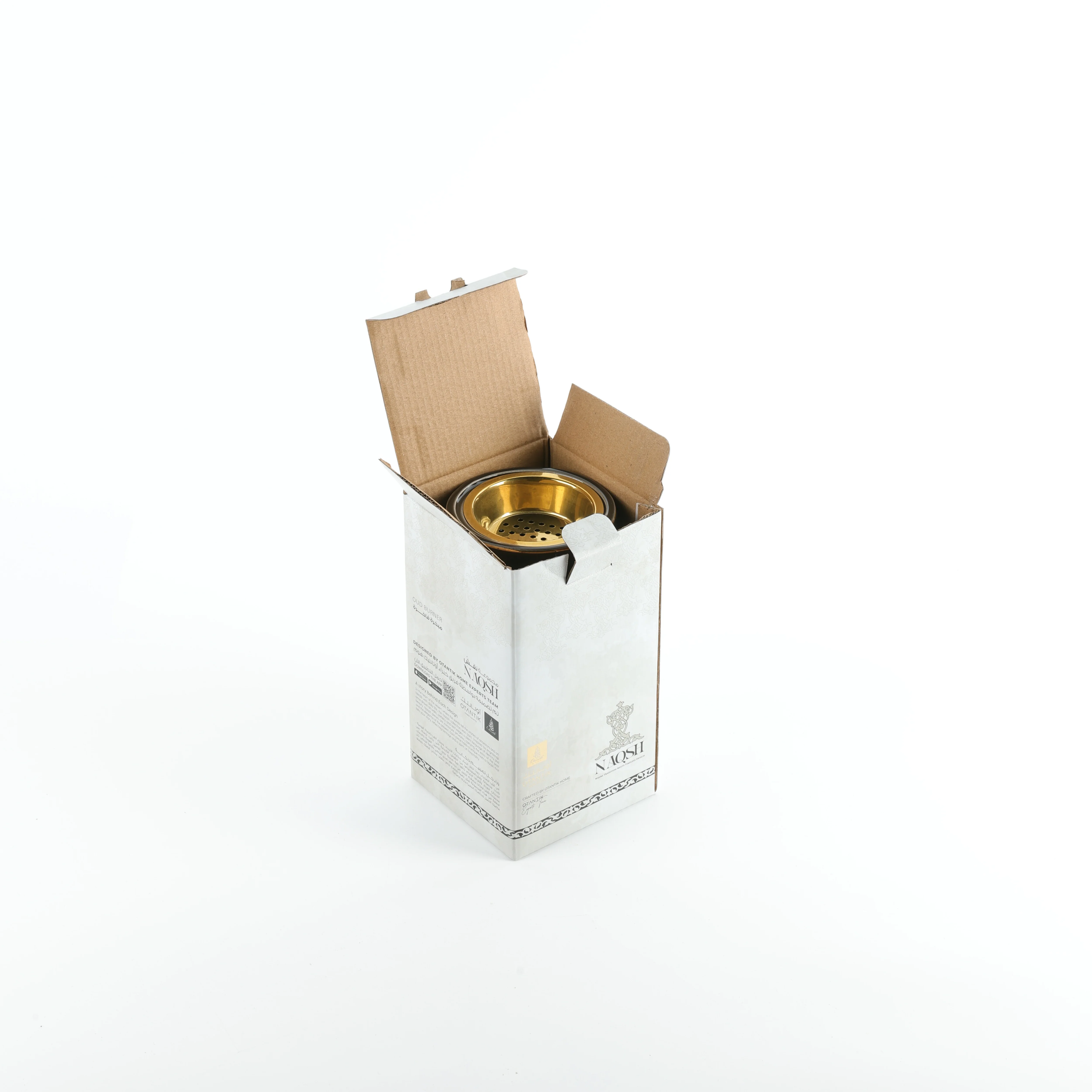 Naqsh - Incense Burner - Black & Gold - Image 4