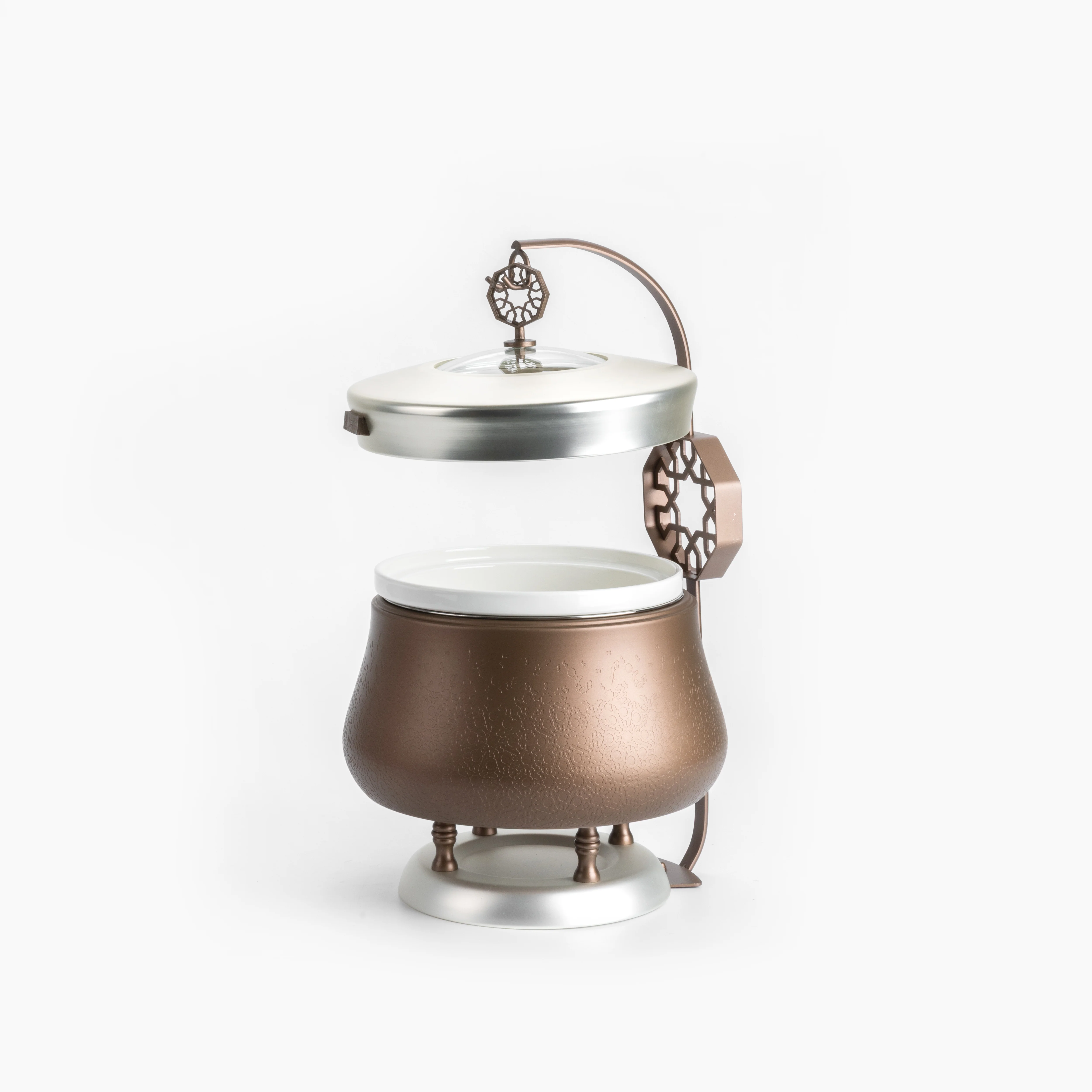 Nourhan - 2.5 Liters Chafer - Bronze & Silver - Image 5