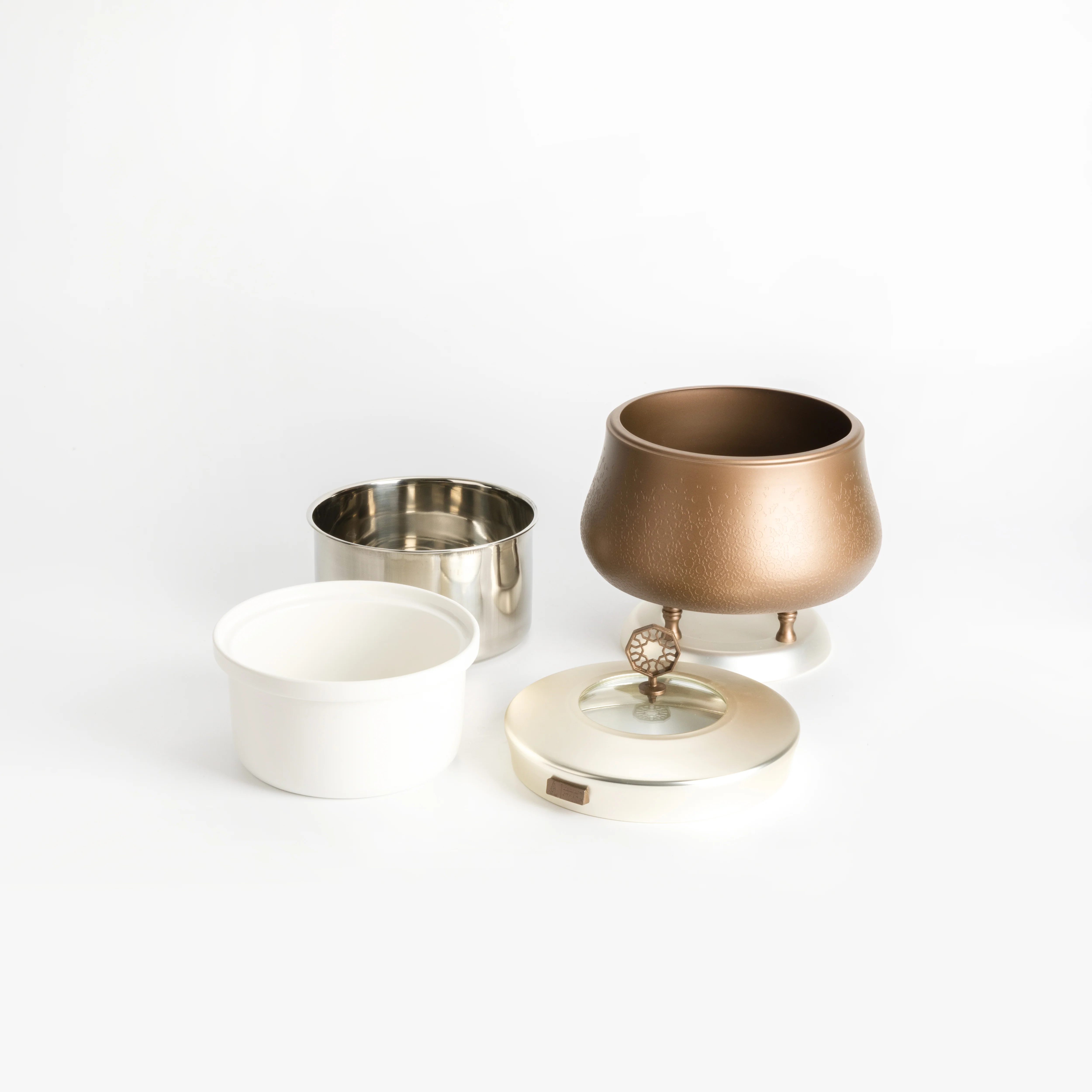 Nourhan - 2.5 Liters Chafer - Bronze & Silver - Image 6