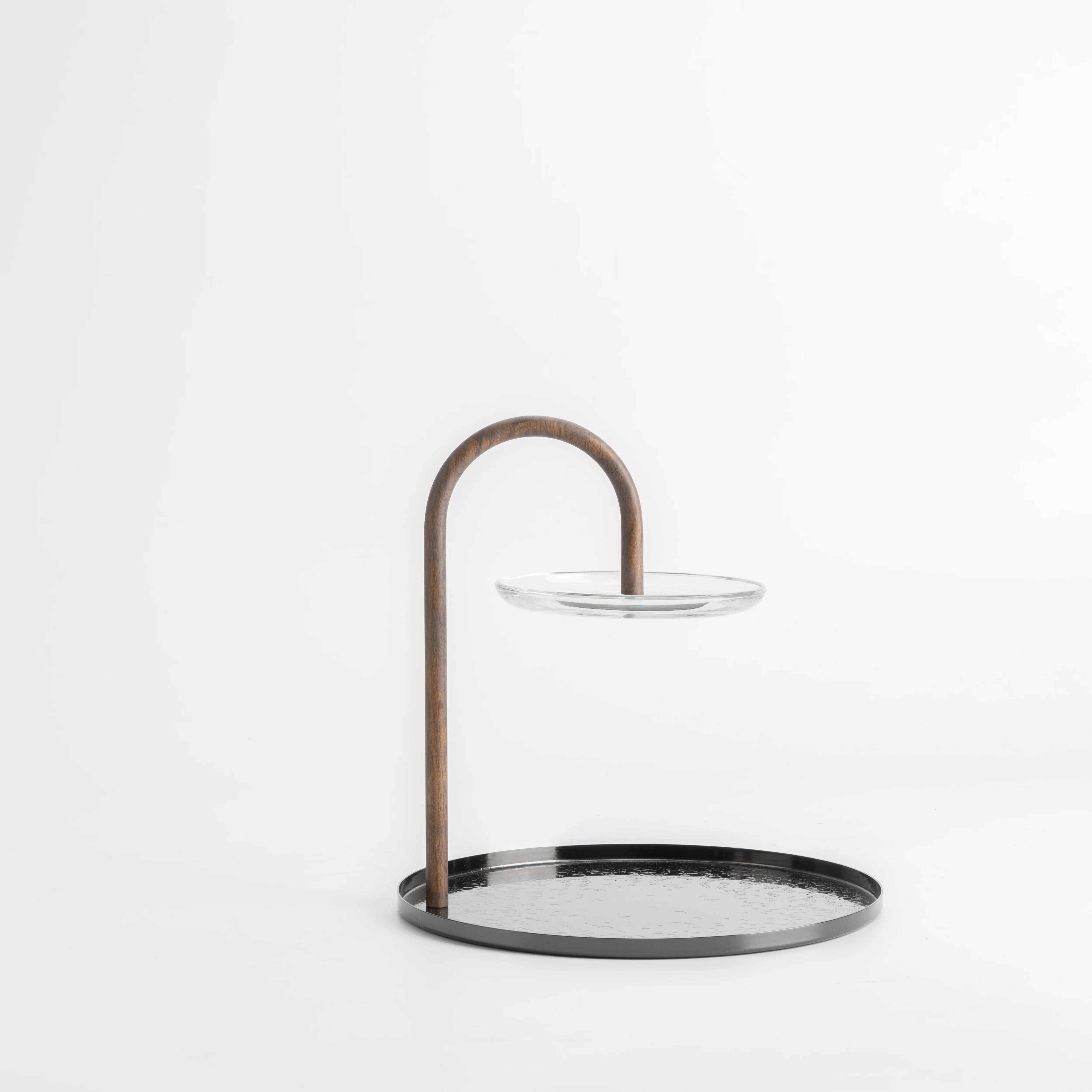 Nourhan - 2 Tier Plate - Black Walnut - Image 3