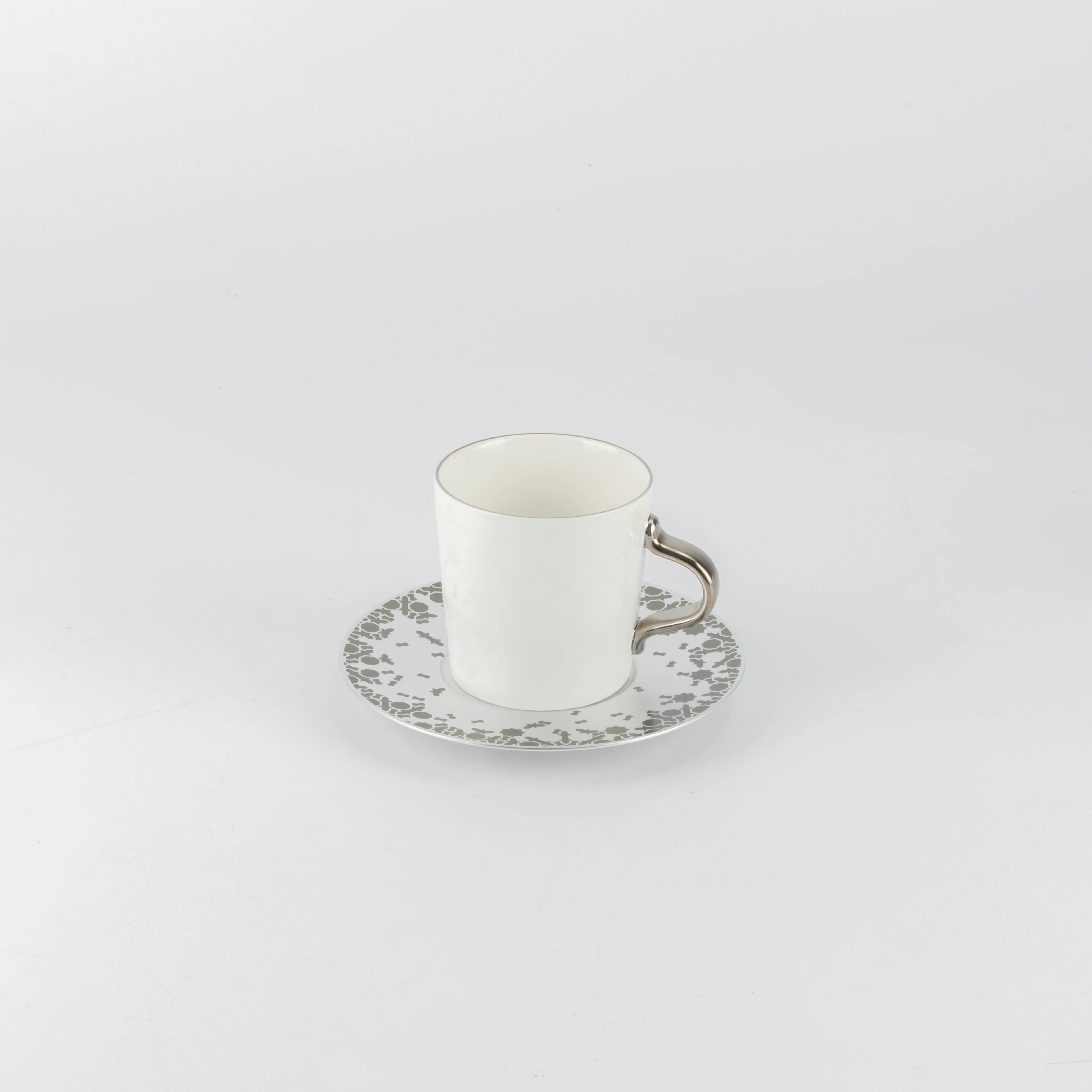 Nourhan - Cappuccino Set (12-Pc) - Silver - Image 4