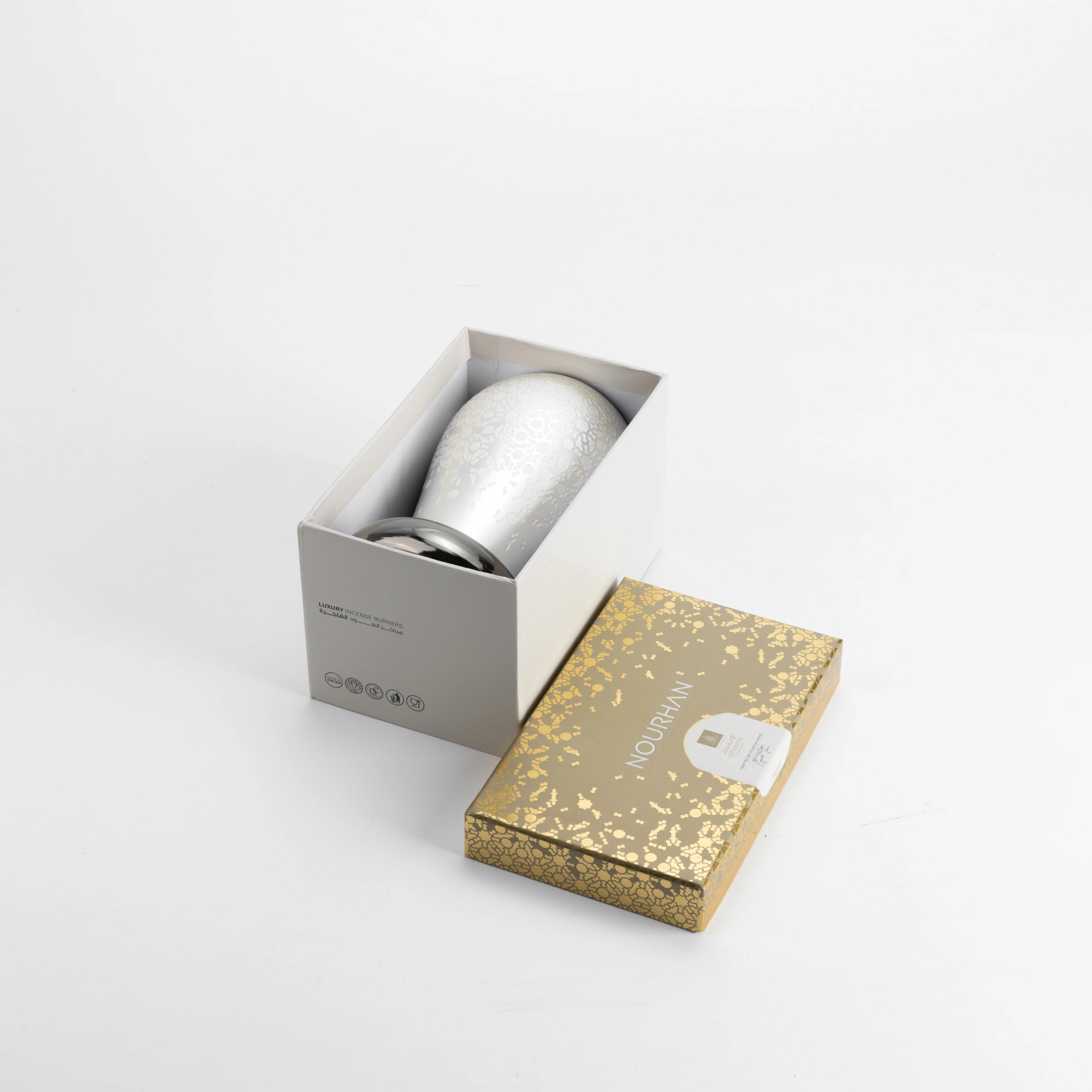 Nourhan - Incense Burner - Silver - Image 3
