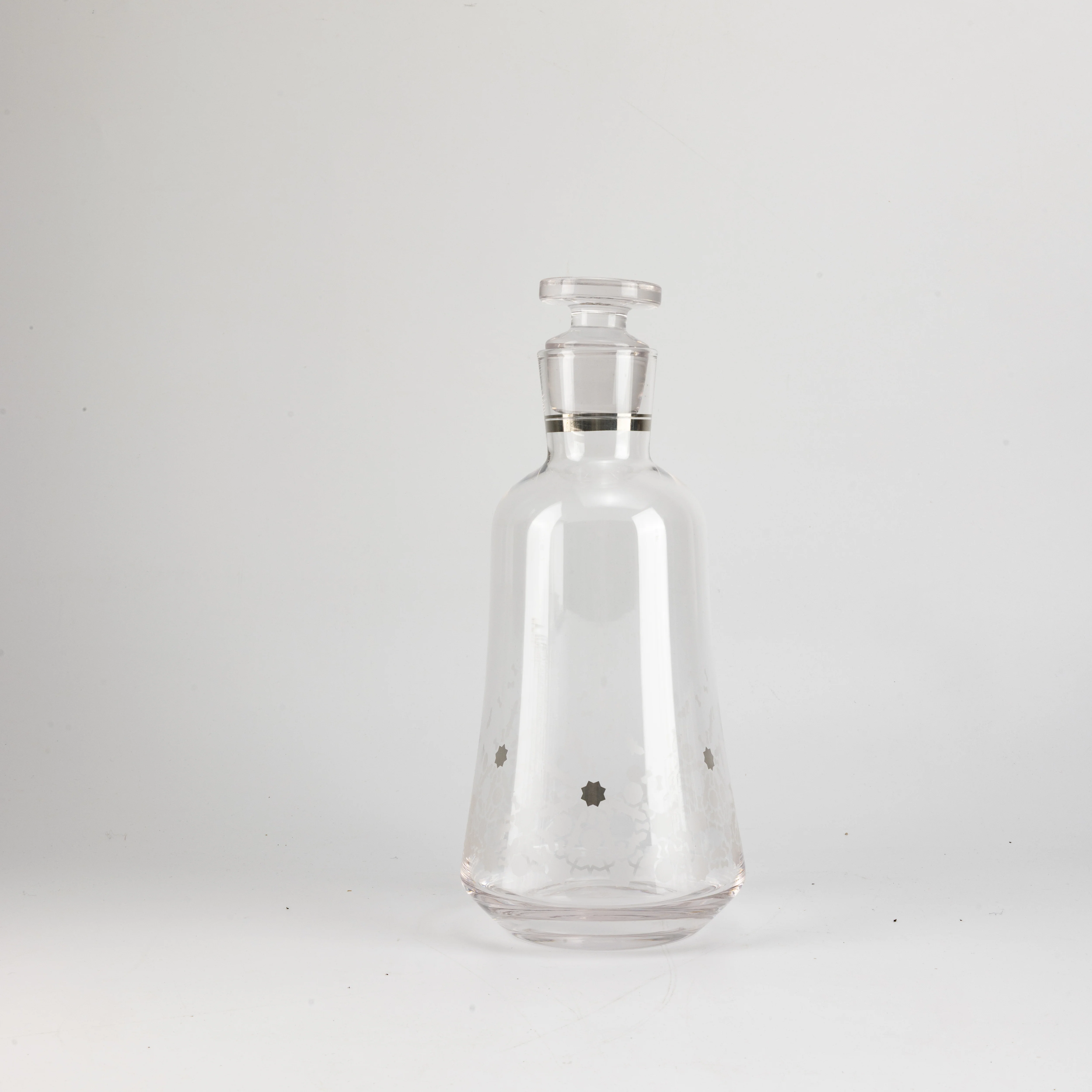 Nourhan - Jug with 6 Tall glass cups - Silver - Image 5