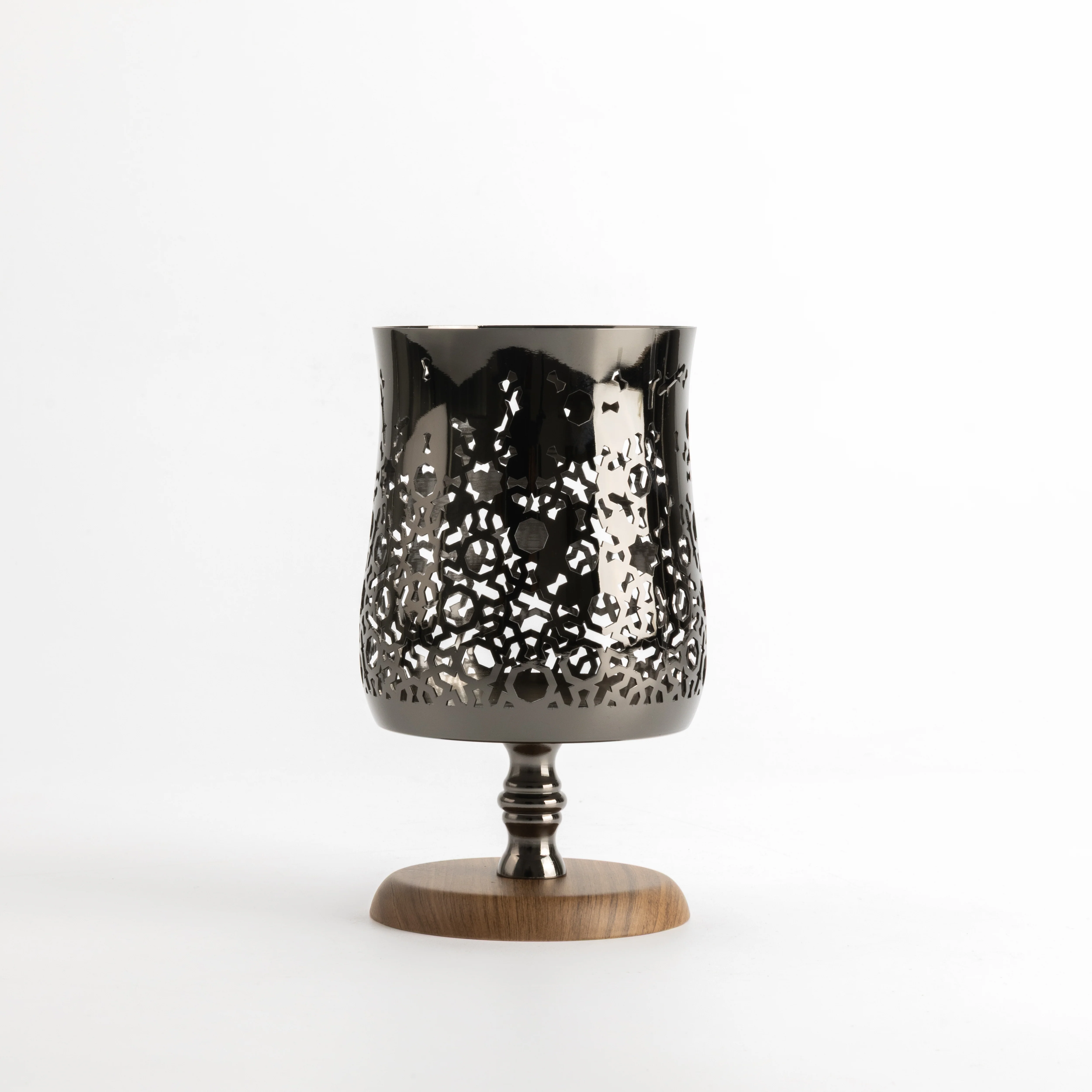 Nourhan - Medium Candle Holder - Black Walnut - Image 5