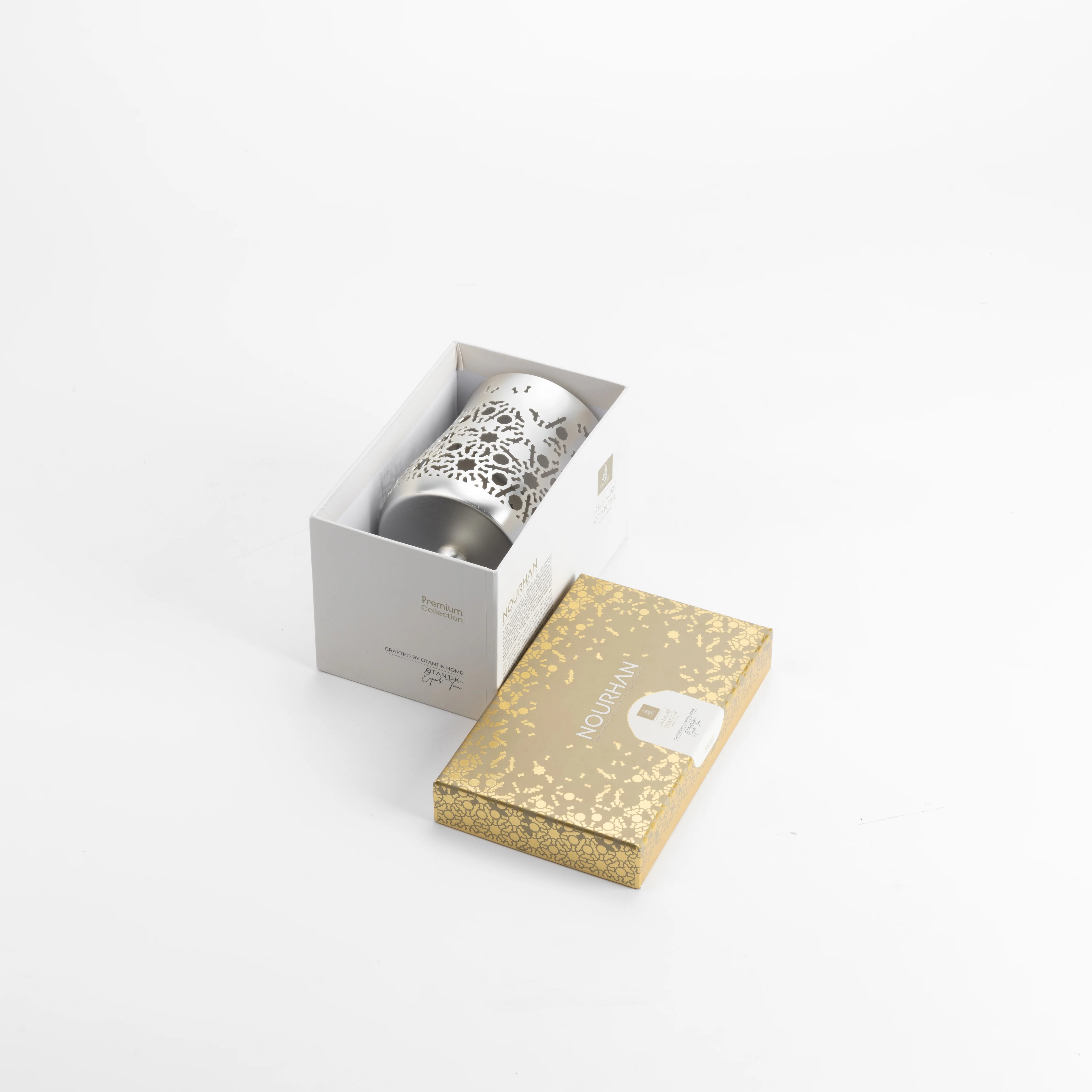 Nourhan - Medium Candle Holder - Silver - Image 4