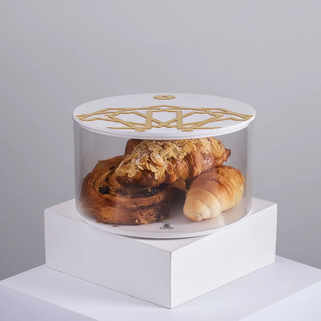 Saraya- The Aurelia Large Bread & Pastry Dome - white - Image 5